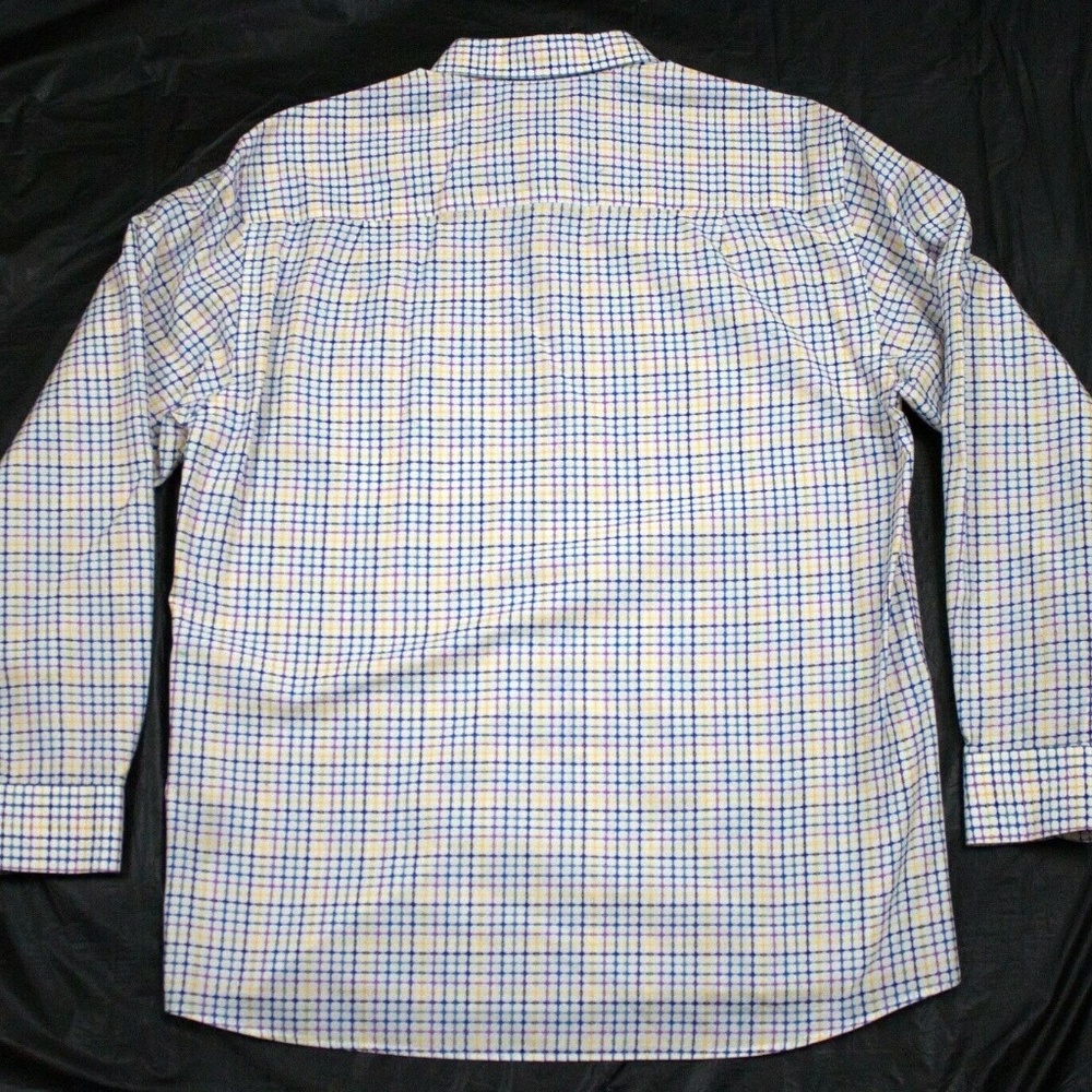 Jhane Barnes Mens Long Sleeve Button Front Shirt S - Picture 6 of 7